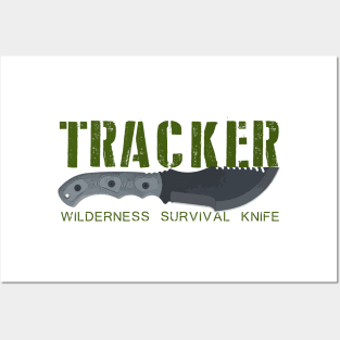 Tracker Wilderness Survival Knife Posters and Art